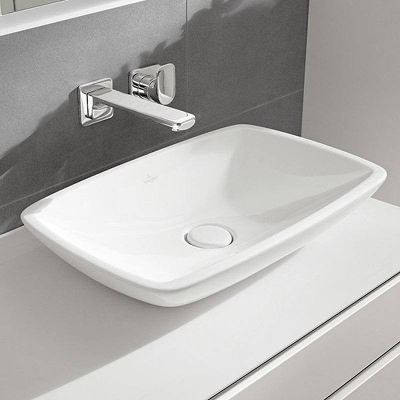 Lavoar pe blat Loop & Friends, Villeroy & Boch 59cm, finisaj alb