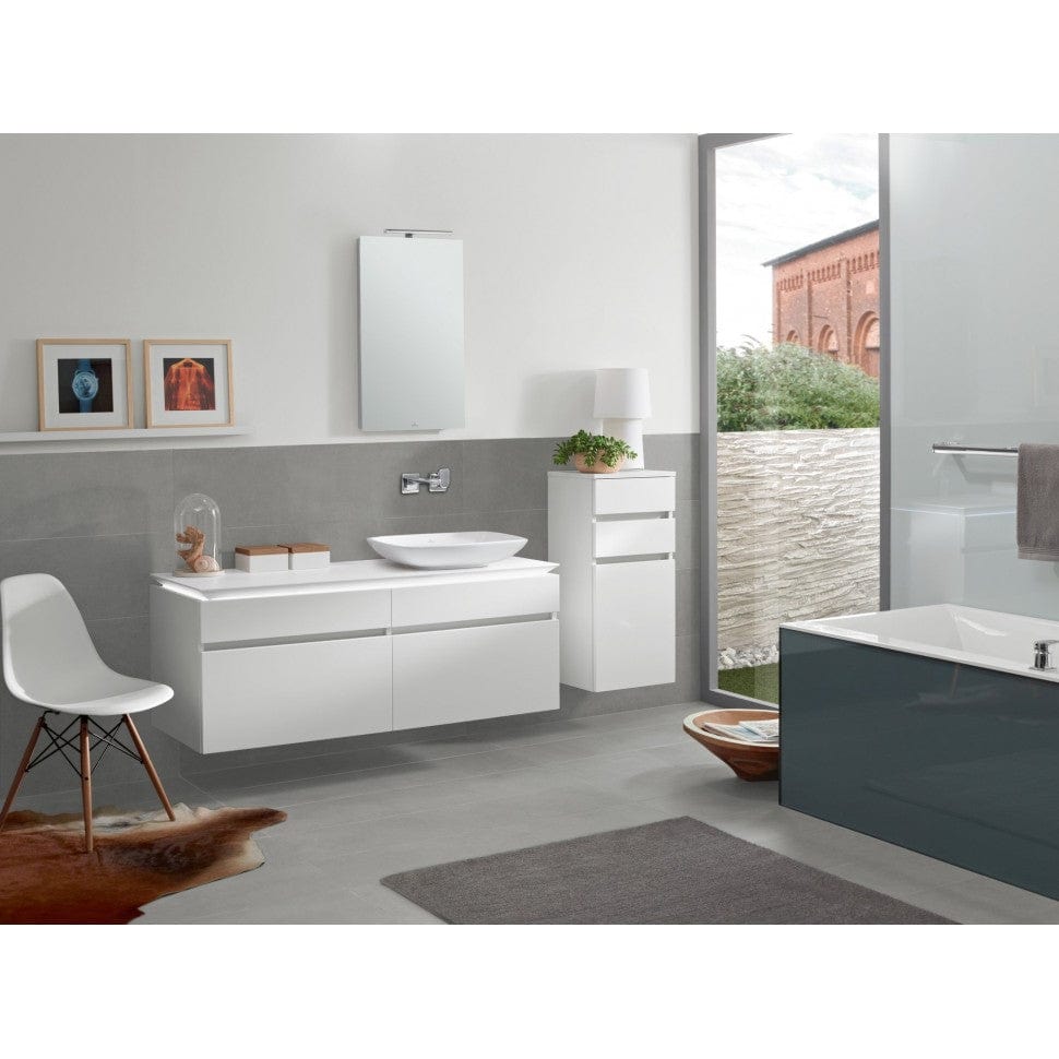 Lavoar pe blat Loop & Friends, Villeroy & Boch 59cm, finisaj alb