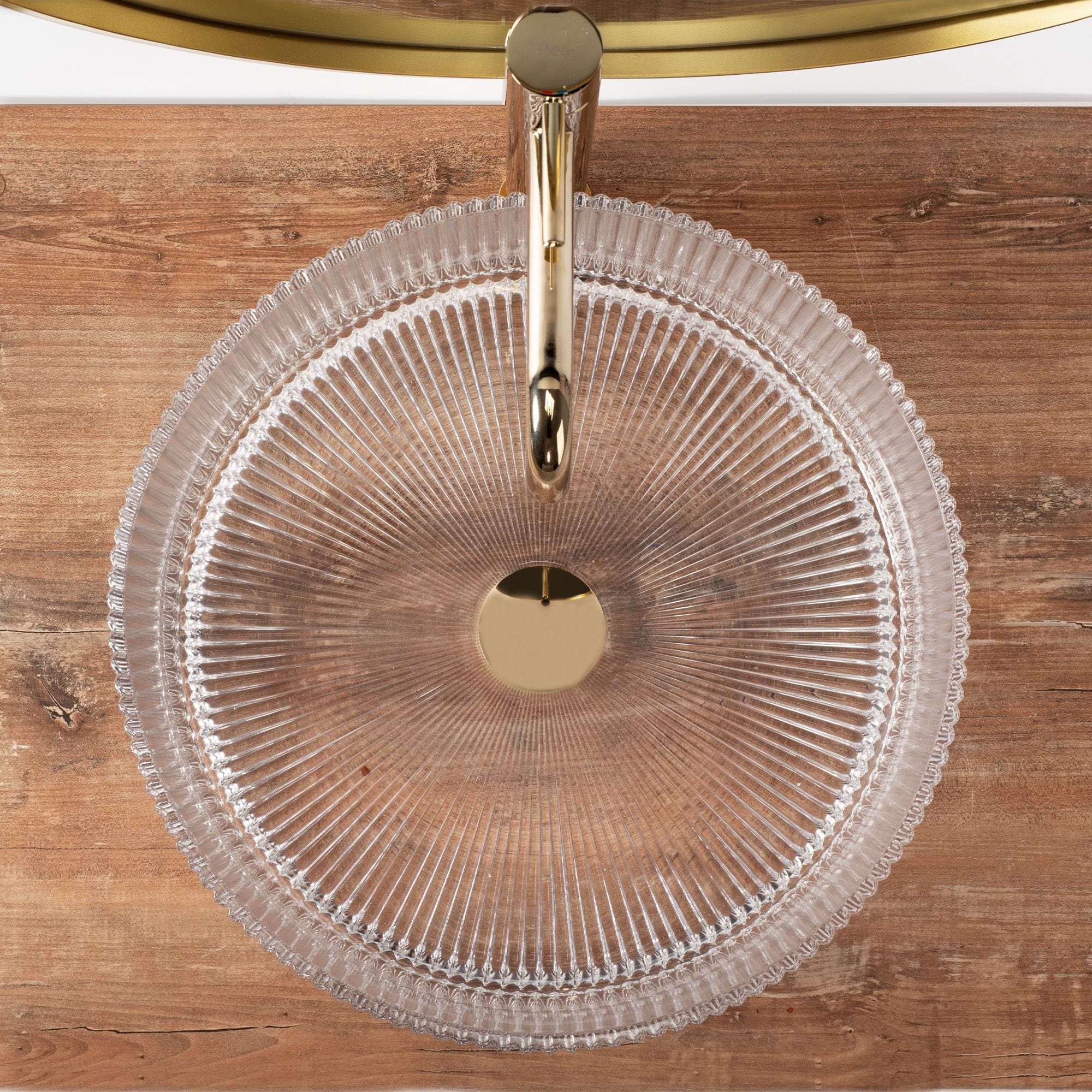 Lavoar pe blat Rea Ingrid, 39.5 cm, transparent