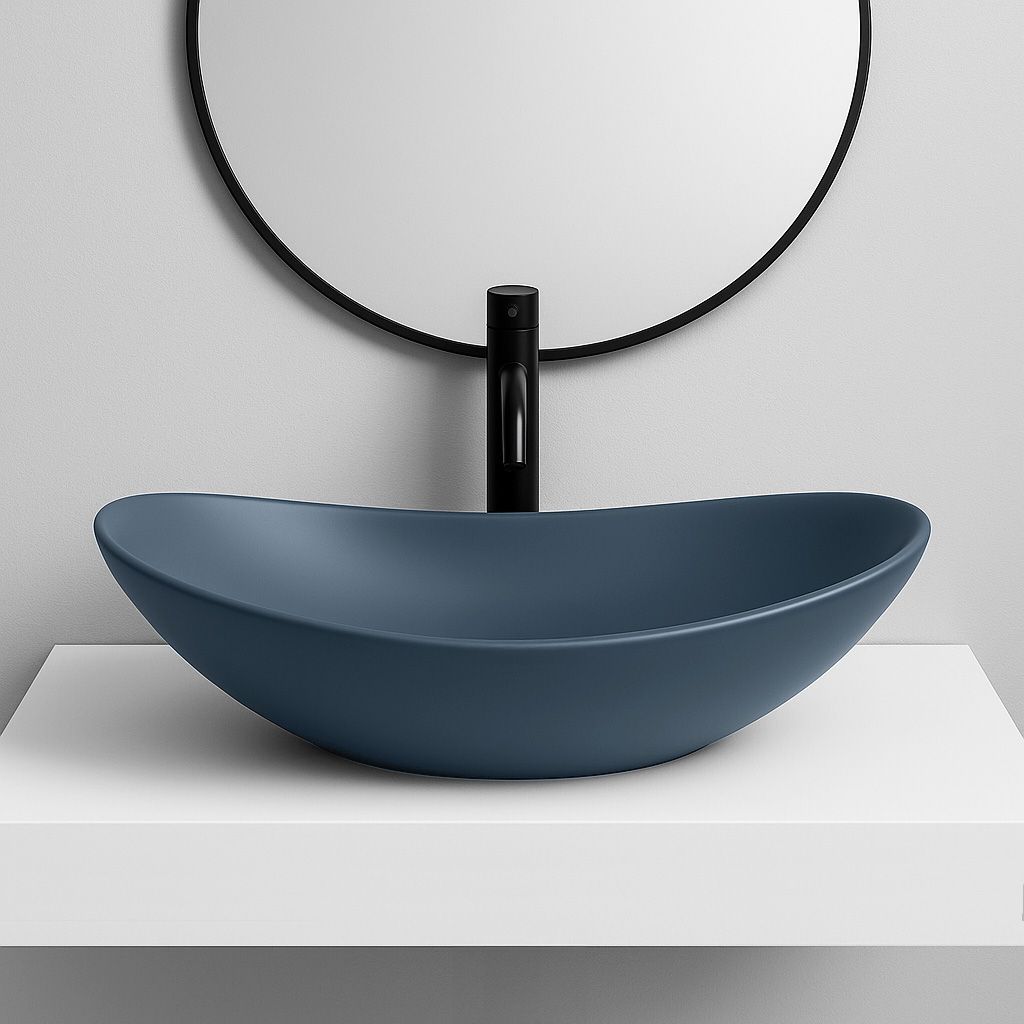 Lavoar pe blat Rea Royal, 61.5 cm, albastru