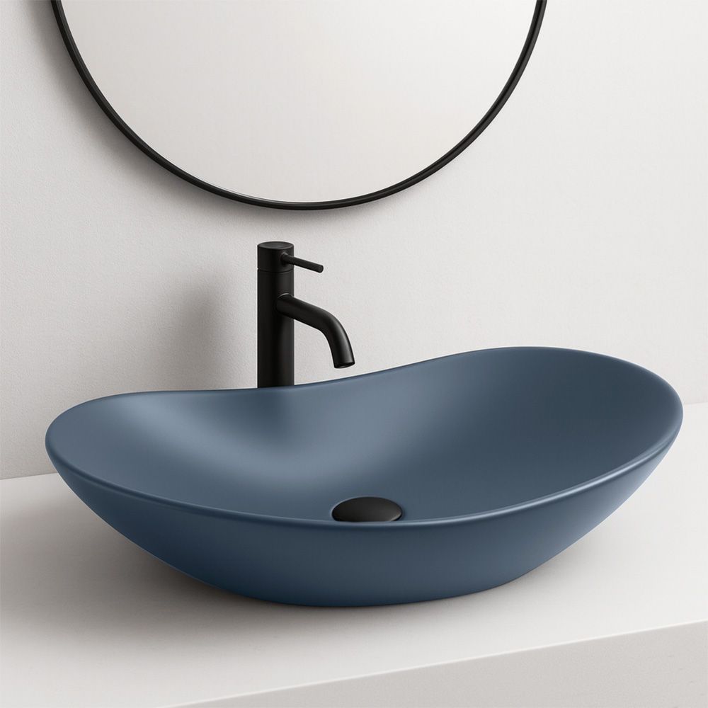 Lavoar pe blat Rea Royal, 61.5 cm, albastru