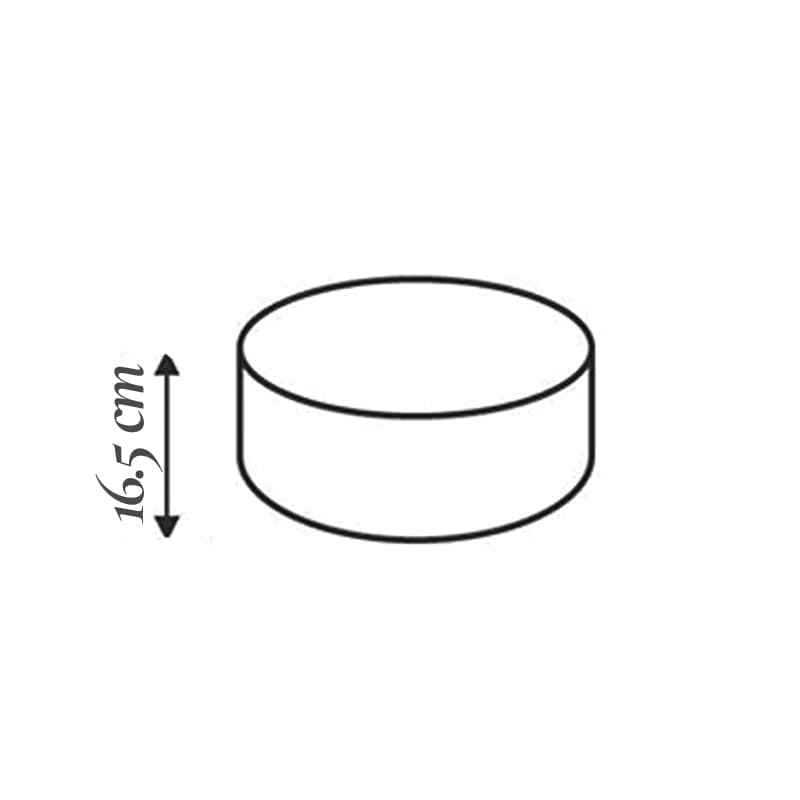 Lavoar pe blat Toro New, Fluminia, 41.5 x 41.5 cm, alb