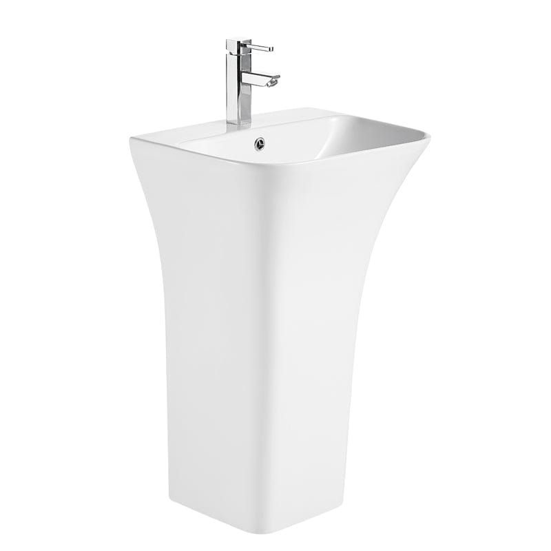 Lavoar stativ back-to-wall, Aramis 55, 55x43.5 cm, Fluminia, alb