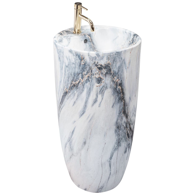 Lavoar stativ ceramic Rea Anya, lățime de 45 cm,  granit mat
