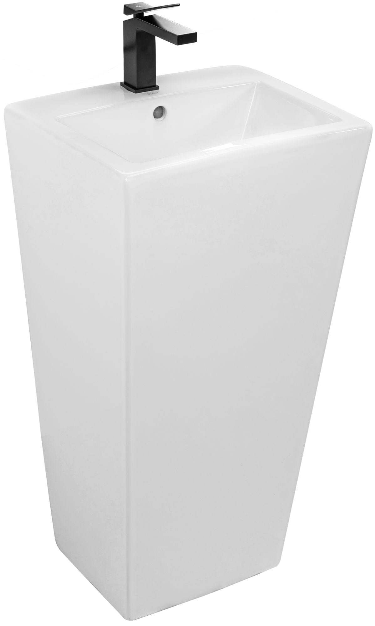Lavoar stativ ceramic Rea Daria, lățime de 38 cm, alb
