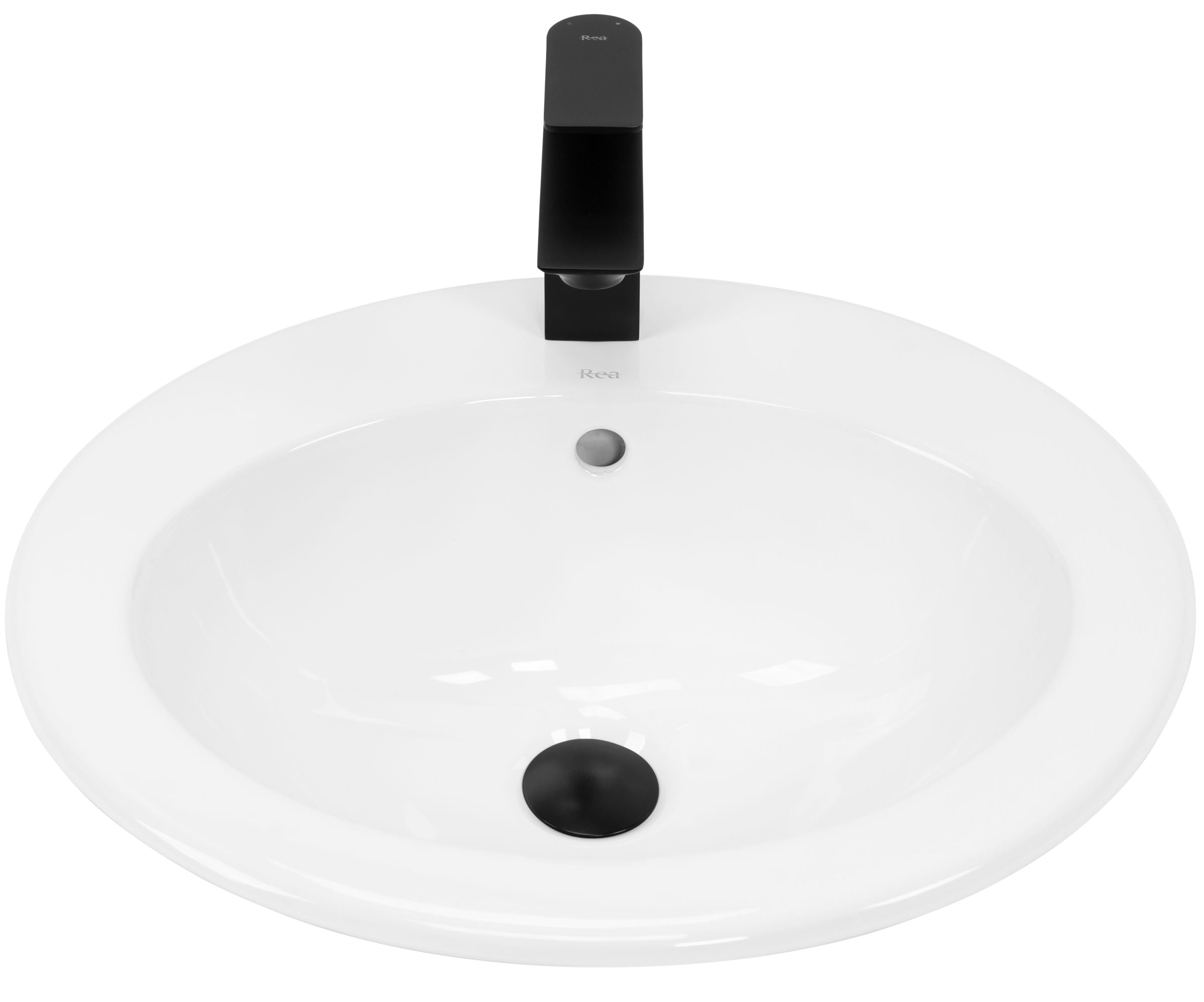 Lavoar suspendabil Rea Dalia, 51.5 cm, alb