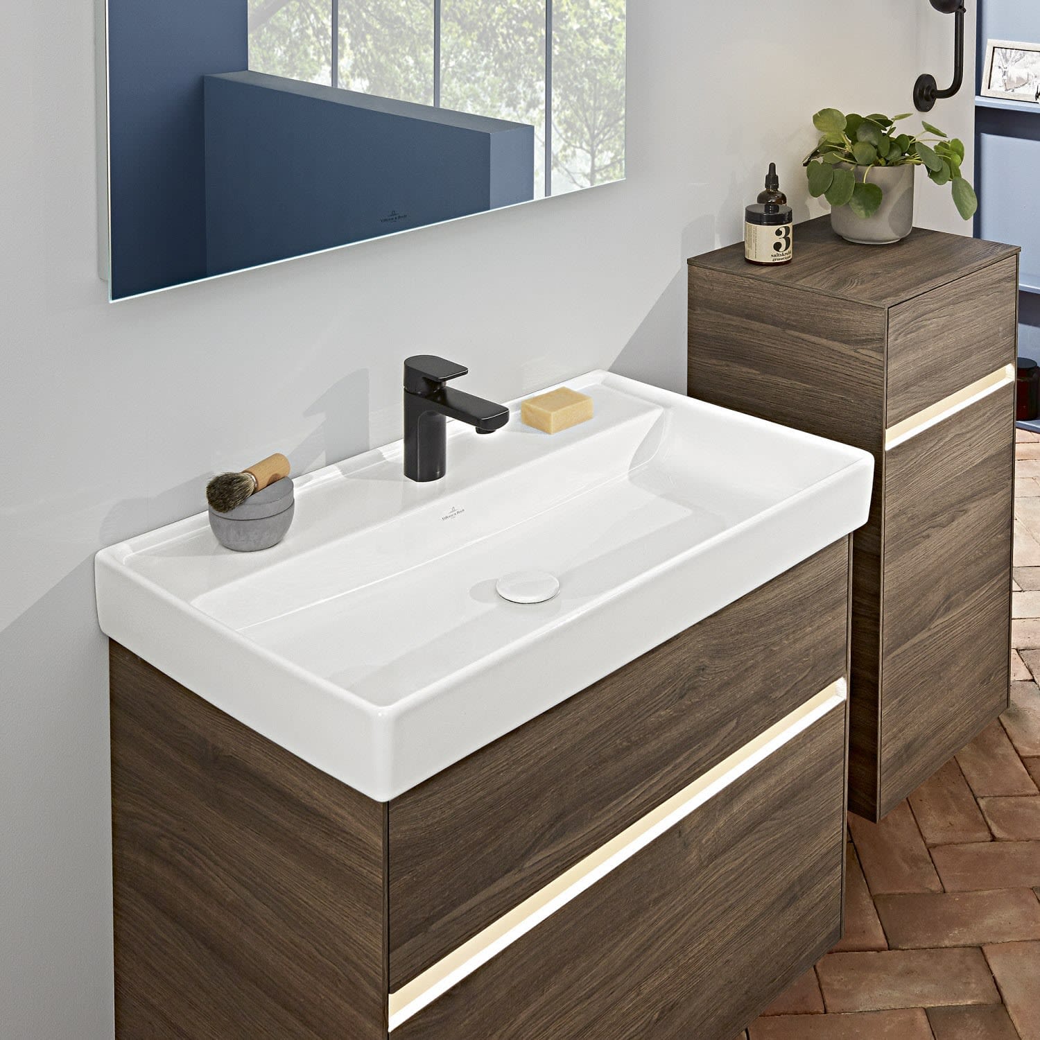 Lavoar Villeroy & Boch Collaro 80x47cm, finisaj alb