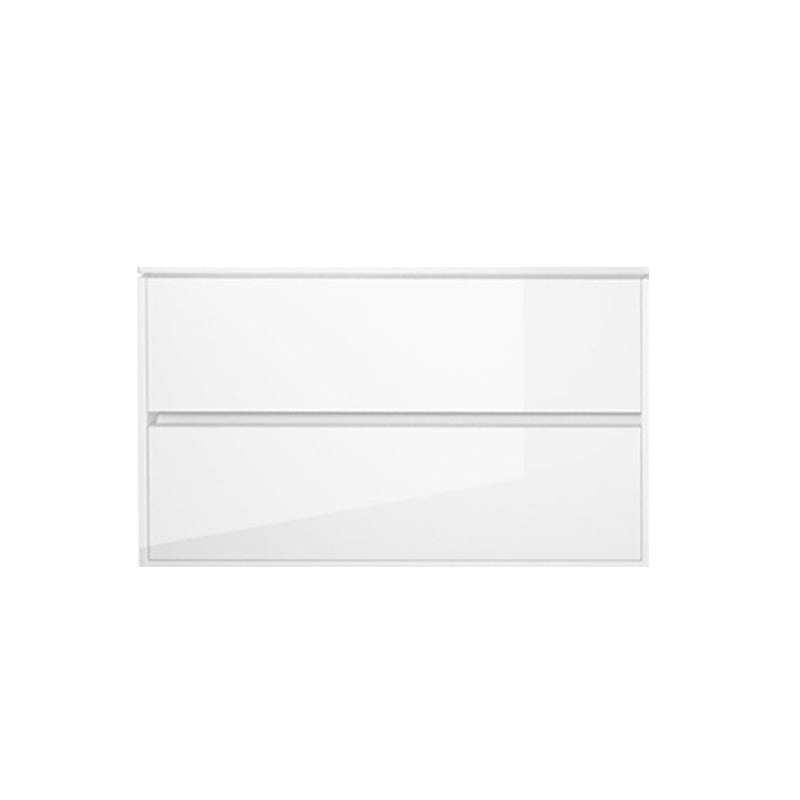 Mobilier suspendat Cersanit, Crea, cu două sertare, 100 cm, alb