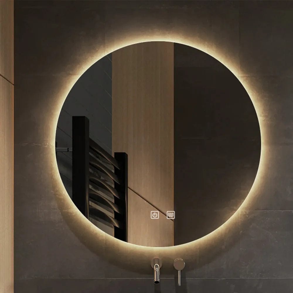 Oglinda Rea cu led, rotunda, 50 cm