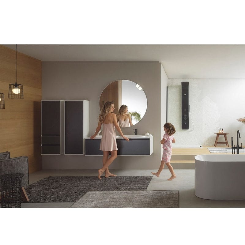 Oglinda rotunda Kolpasan, Maribor, iluminare LED, 120 cm