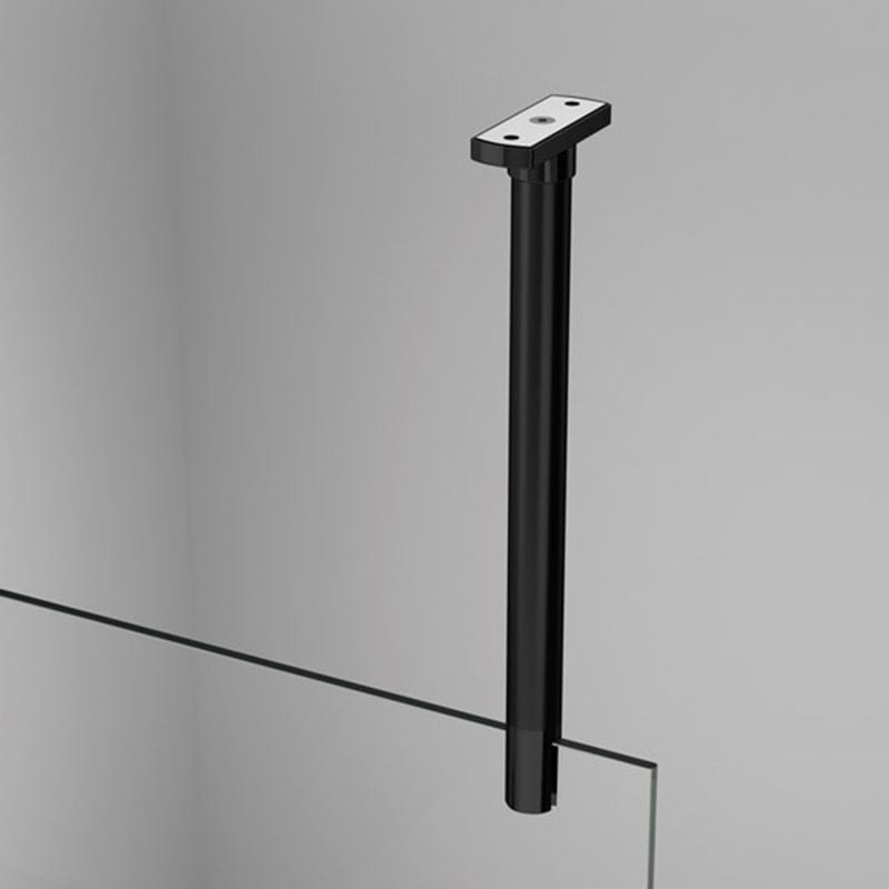 Paravan de duș Easy Black, SanSwiss, negru mat, 120 cm