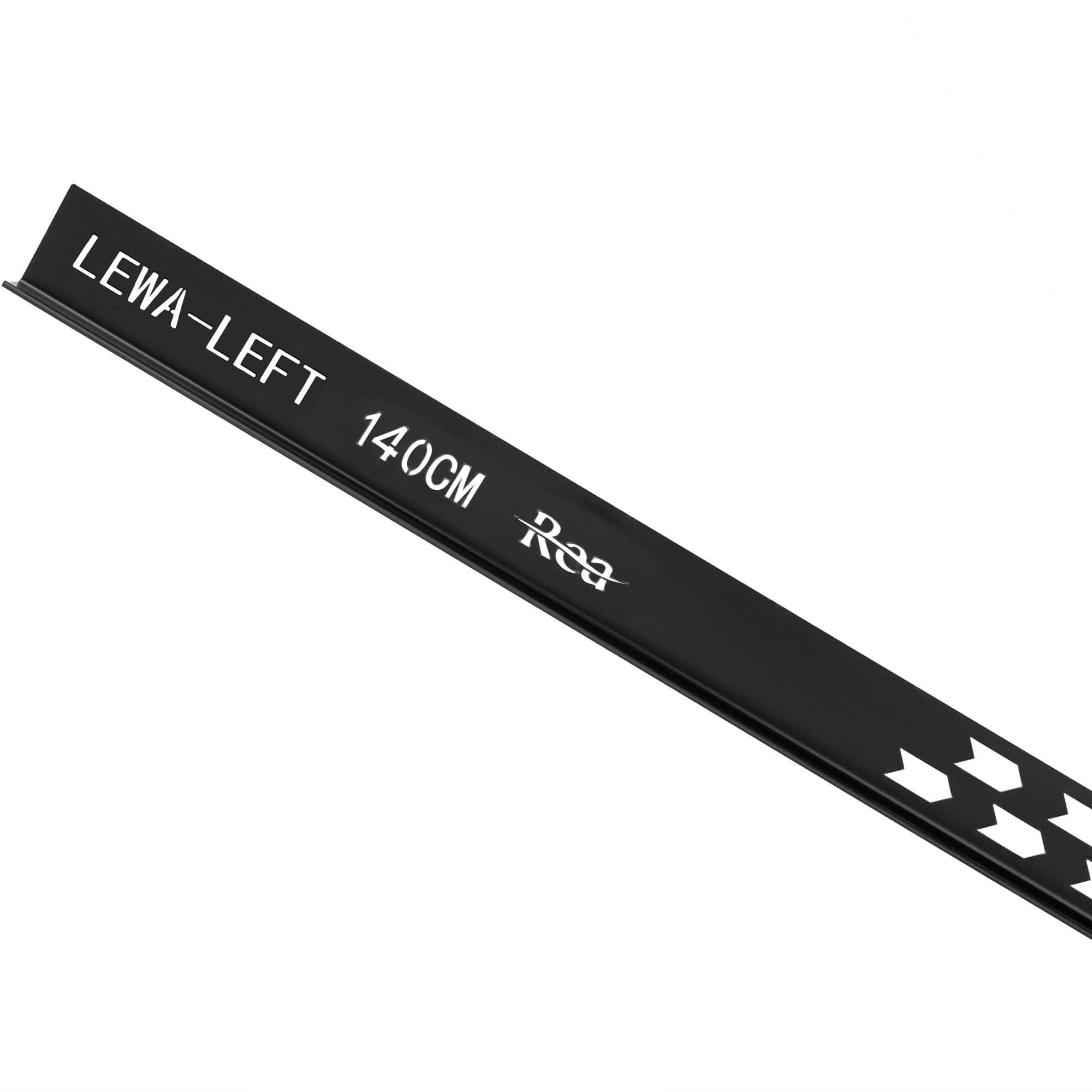 Profil de panta cadita de dus, negru, 140 cm