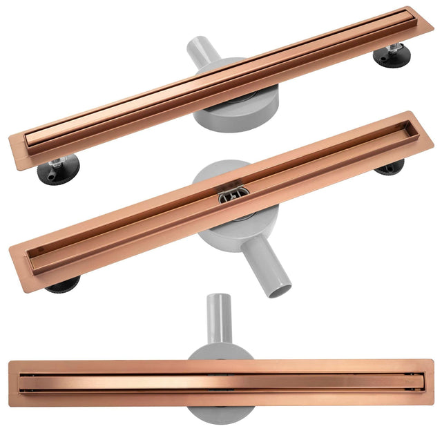 Rigolă de duș Rea Neo Slim Pro, rose, 80 cm