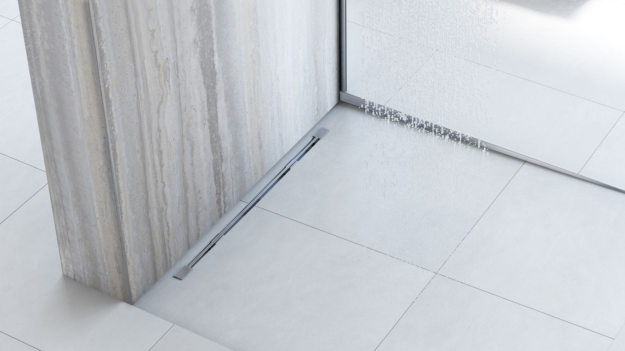 Rigolă de duș Rea Neo Ultra Slim Pro, nichel, 60 cm
