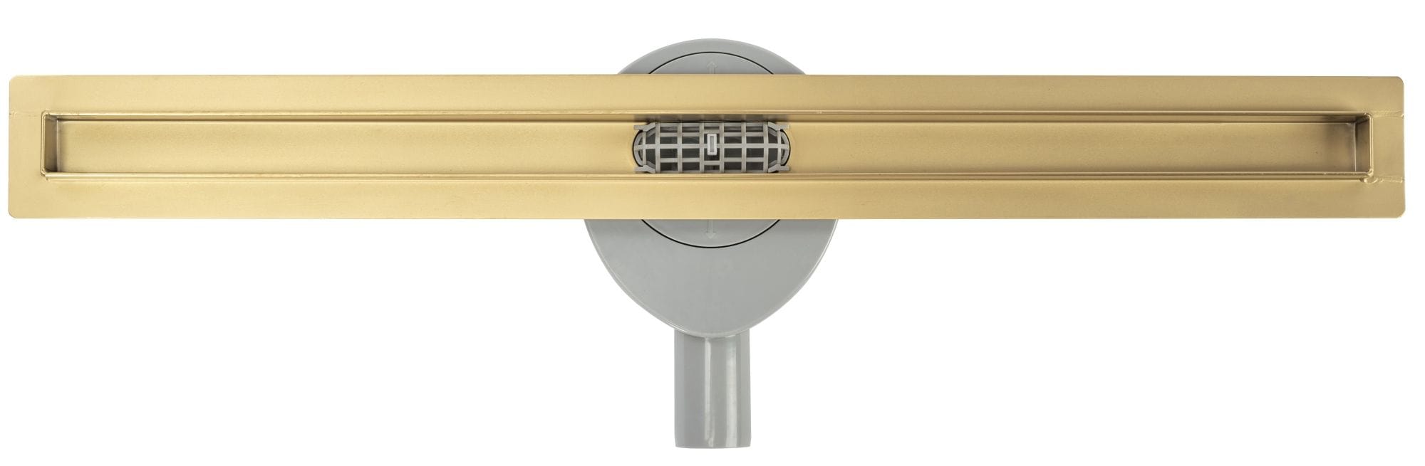 Rigolă de duș Rea Slim Mirror, auriu, 90 cm