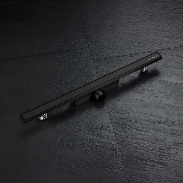 Rigola de dus Elysium Aquatrap Slim, din otel inoxidabil, 60 cm, negru mat