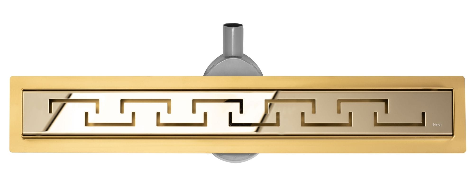 Rigolă pentru duș Rea Greek Pro Mirror 60 cm aurie