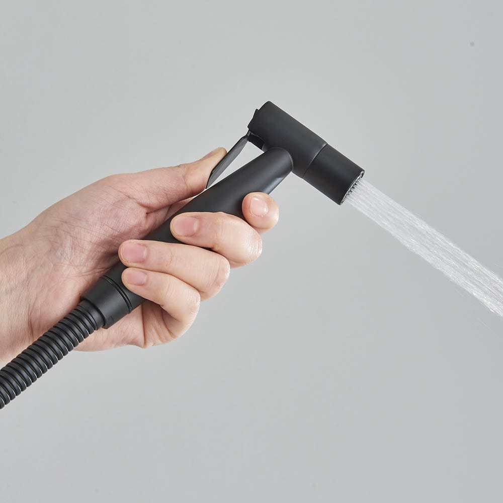 Robinet tip dus intim, negru mat, cod 1583