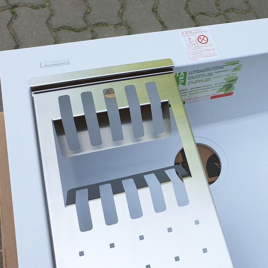 Scurgator inox pentru farfurii, cod:6018
