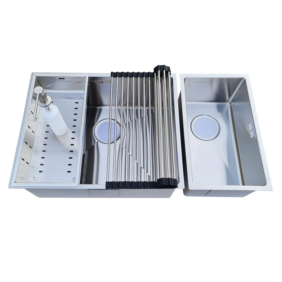 Scurgator INOX Tip Tavita Perforata pentru chiuveta, 420*200*85mm, cod:6037