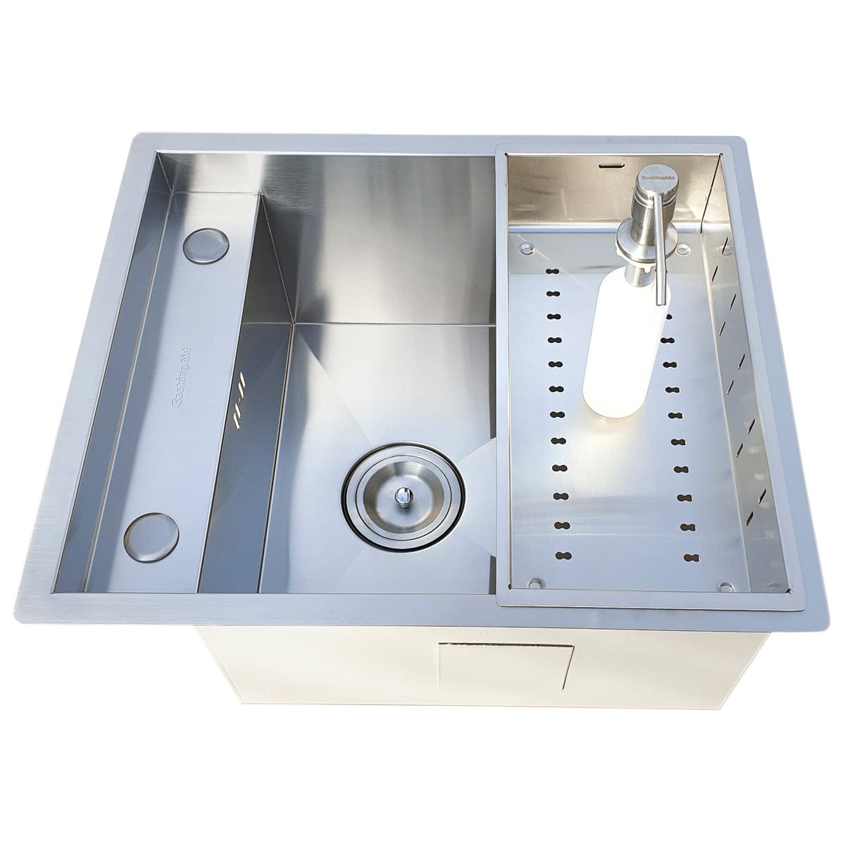 Scurgator INOX Tip Tavita Perforata pentru chiuveta, 420*200*85mm, cod:6037