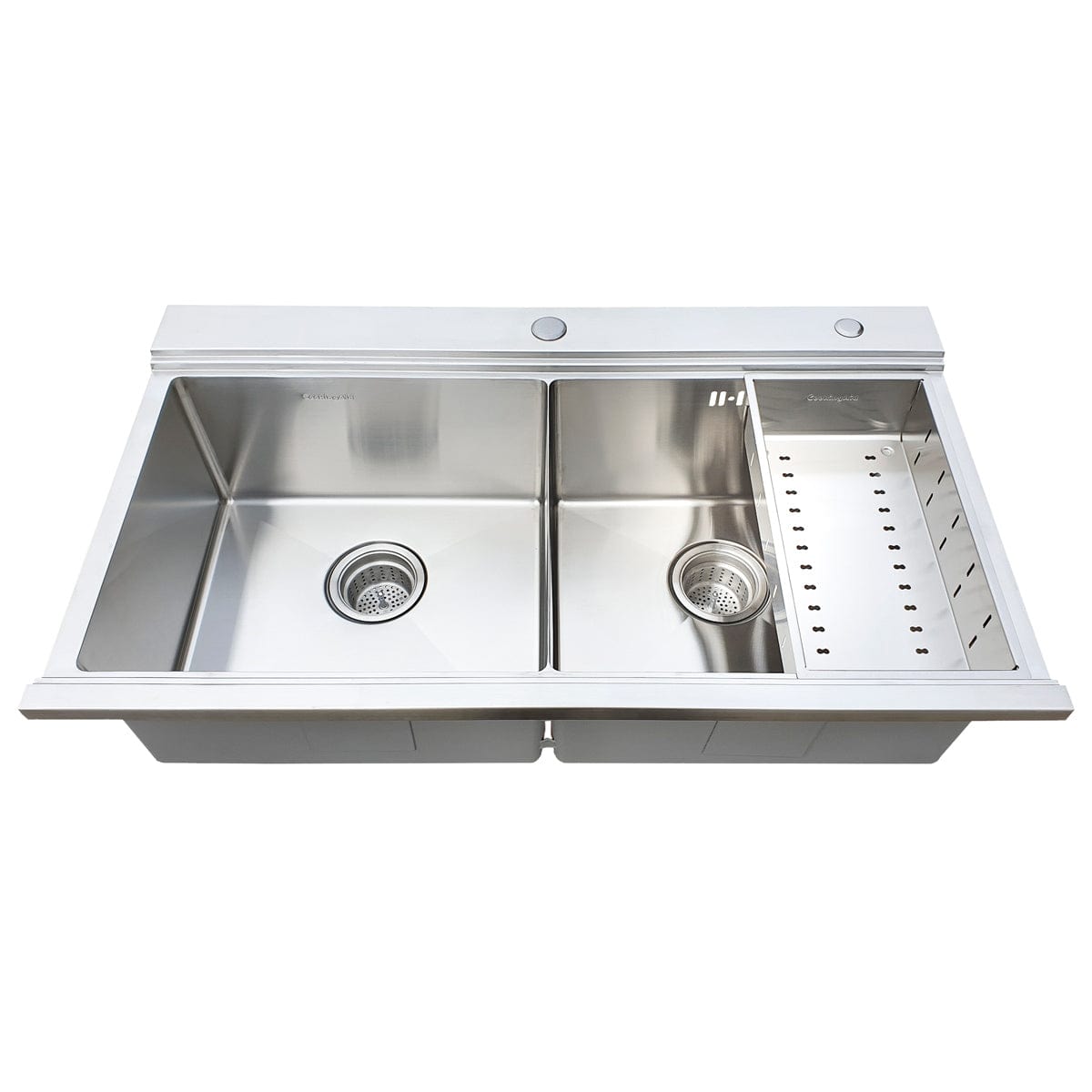 Scurgator INOX Tip Tavita Perforata pentru chiuveta, 420*200*85mm, cod:6037