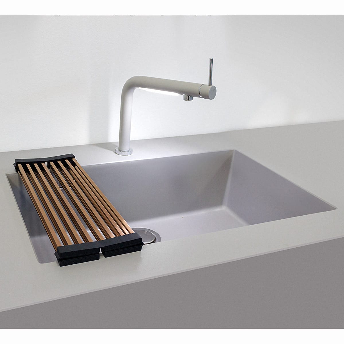 Scurgator multifunctional / Gratar / Suport vase pliabil negru, Folding Mat Copper / Cupru pentru chiuvete, cod:6032