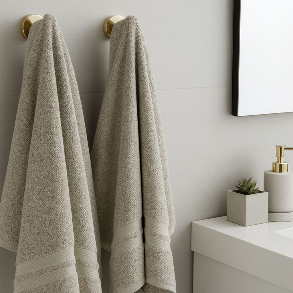 Set accesorii pentru baie Rea Ari, auriu lucios, 4 piese
