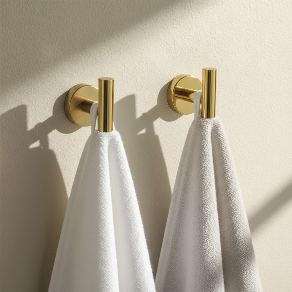 Set accesorii pentru baie Rea Ari, auriu lucios, 4 piese