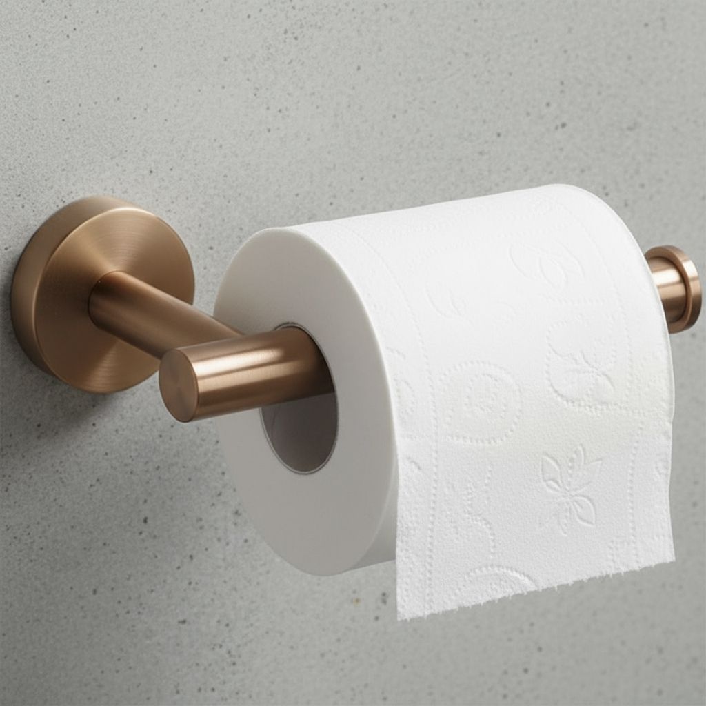 Set accesorii pentru baie Rea Ari, cupru periat, 4 piese