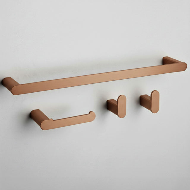 Set accesorii pentru baie Rea Mati, cupru periat, 4 piese