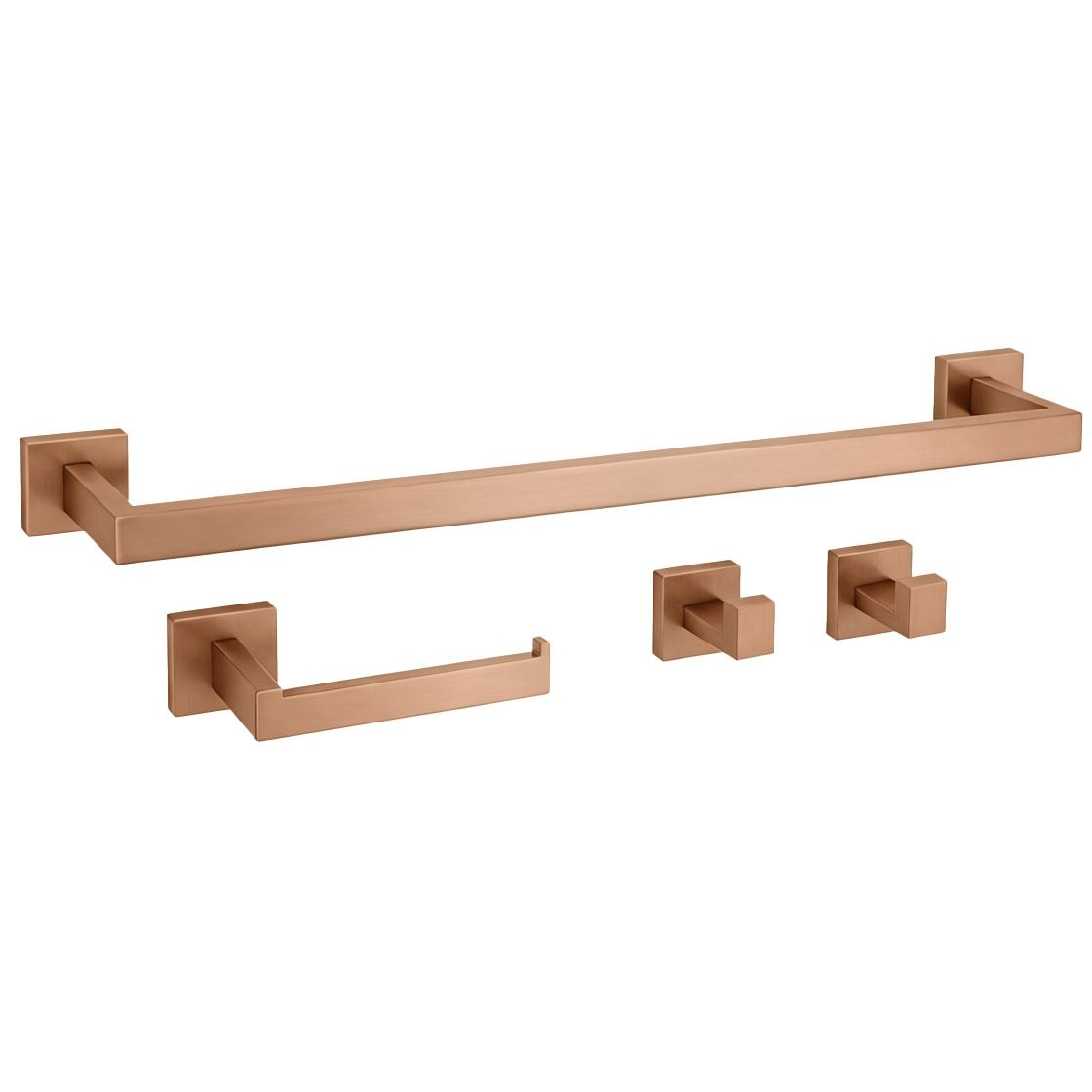 Set accesorii pentru baie Rea Rio, cupru periat, 4 piese