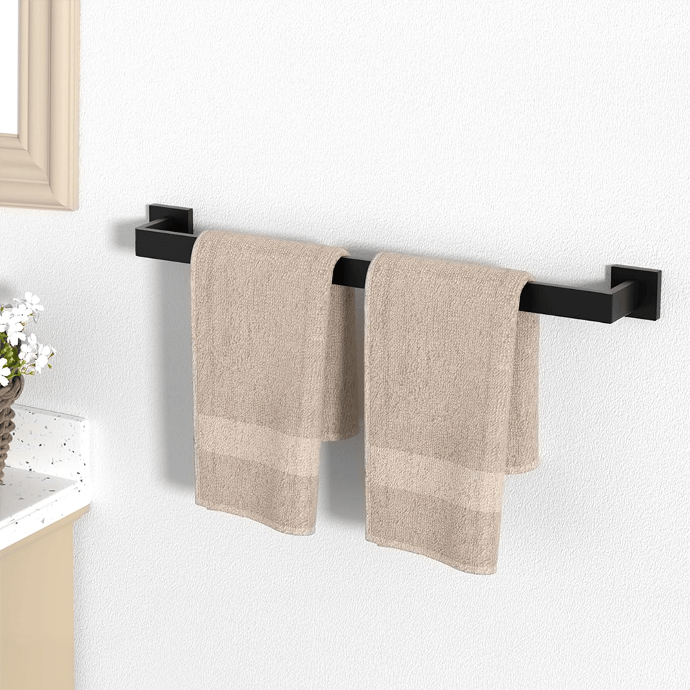 Set accesorii pentru baie Rea Rio, negru mat, 4 piese