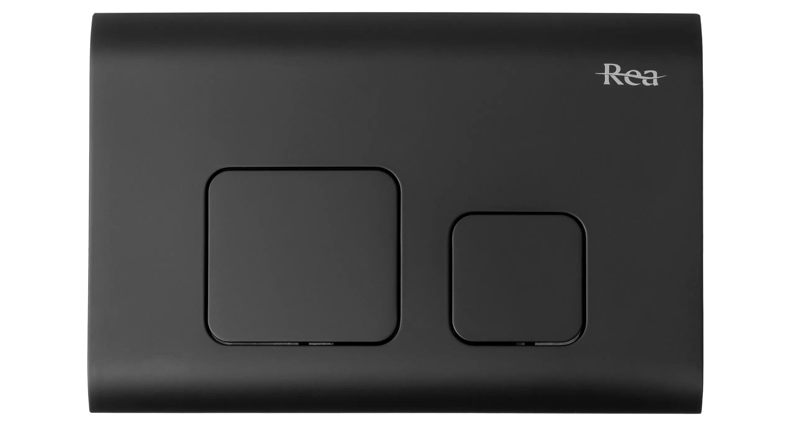 Set cadru încastrat pentru vas WC, buton tip F, negru
