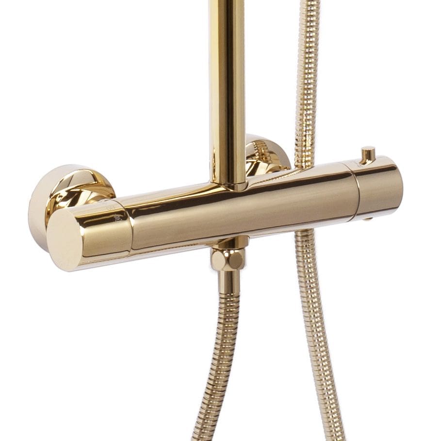Set de dus cu termostat Rea Vincent, auriu lucios