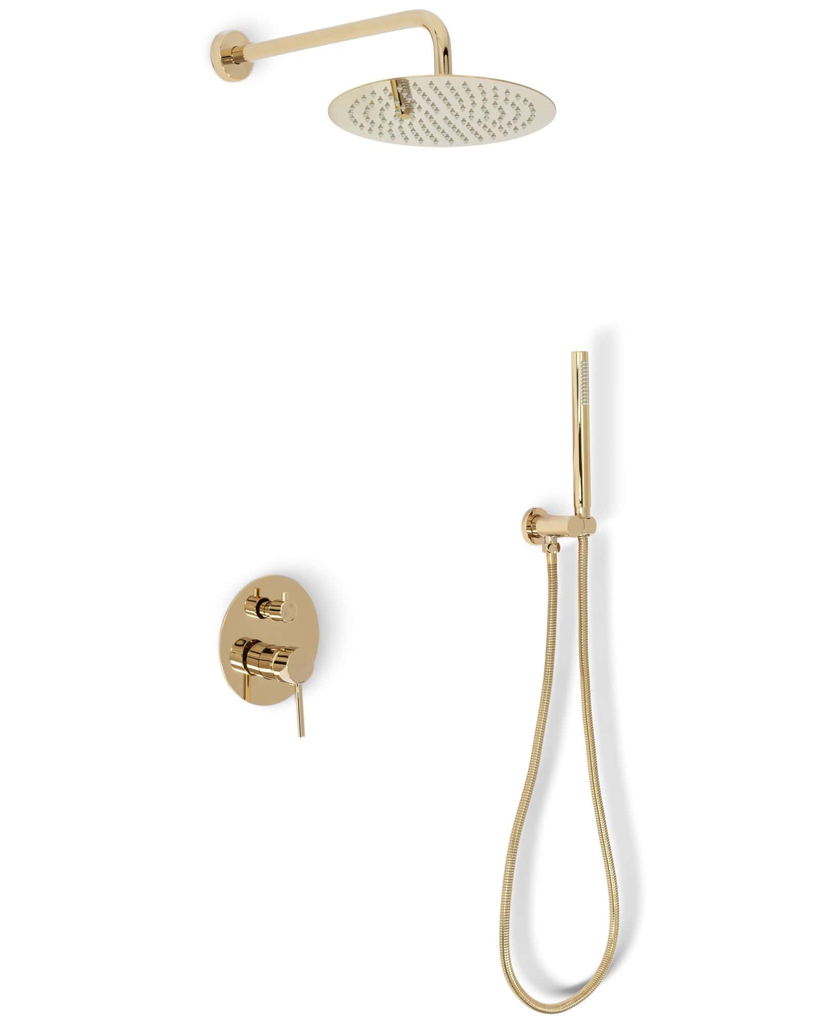 Set de dus incastrabil Rea Lungo L + box, auriu lucios
