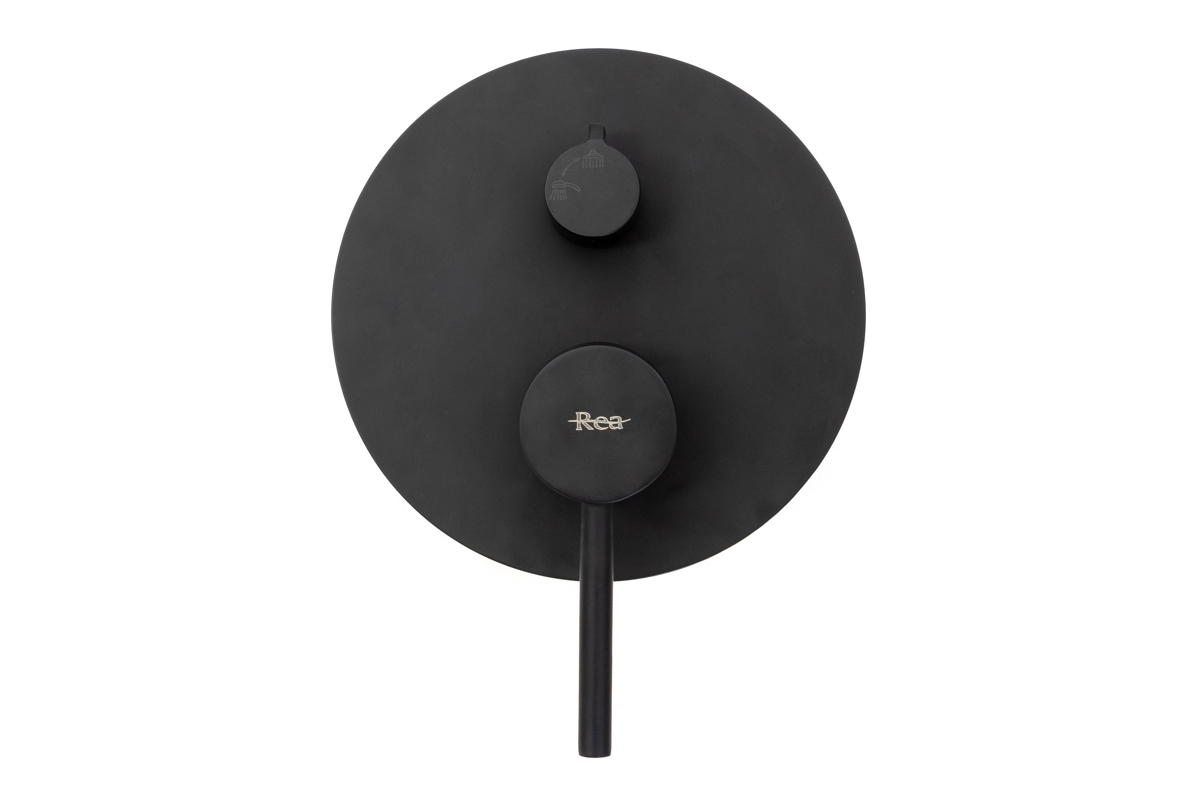 Set de dus incastrat Rea Lungo + Box, negru mat