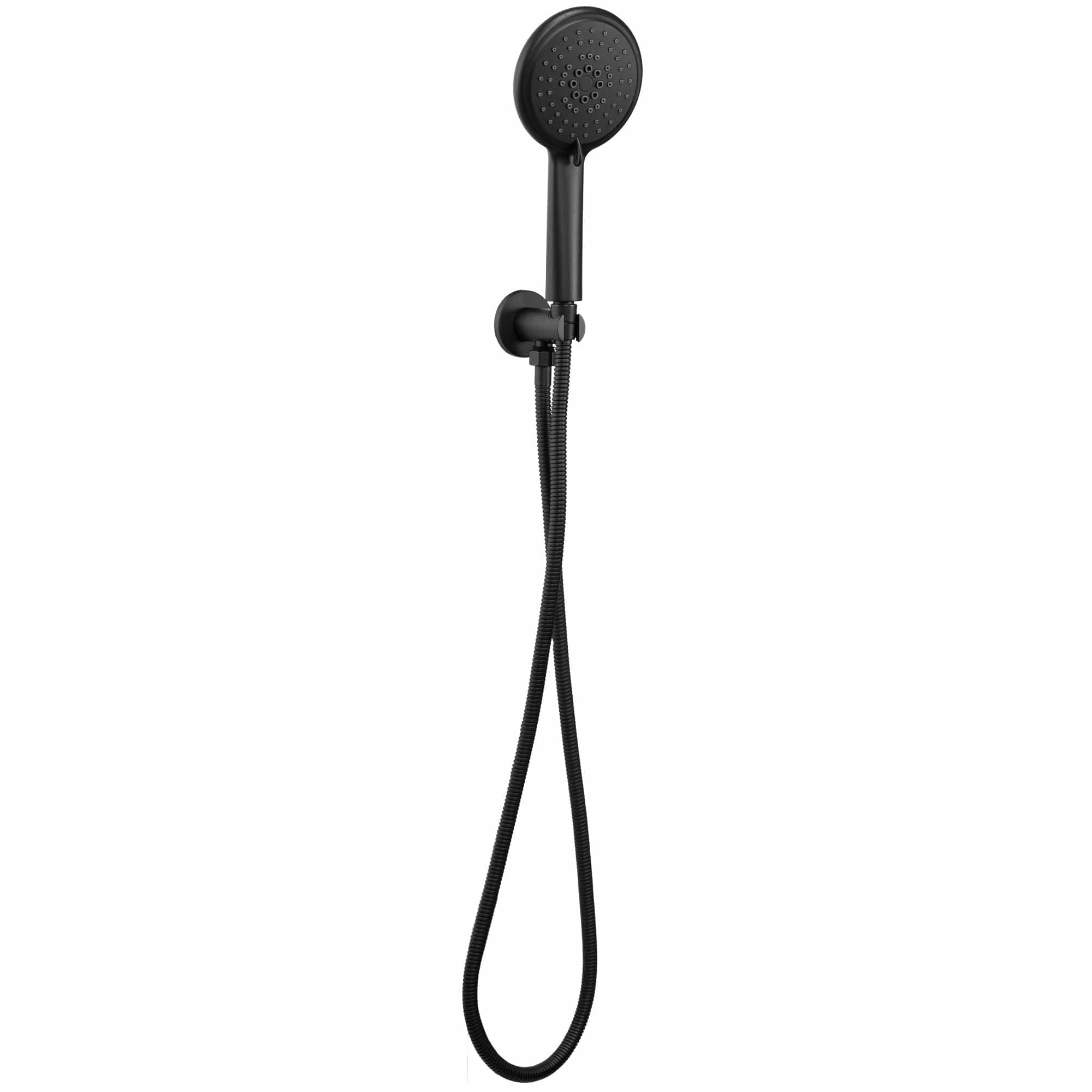 Set de dus încastrat Rea Mild negru mat cu 2 funcții de curgere