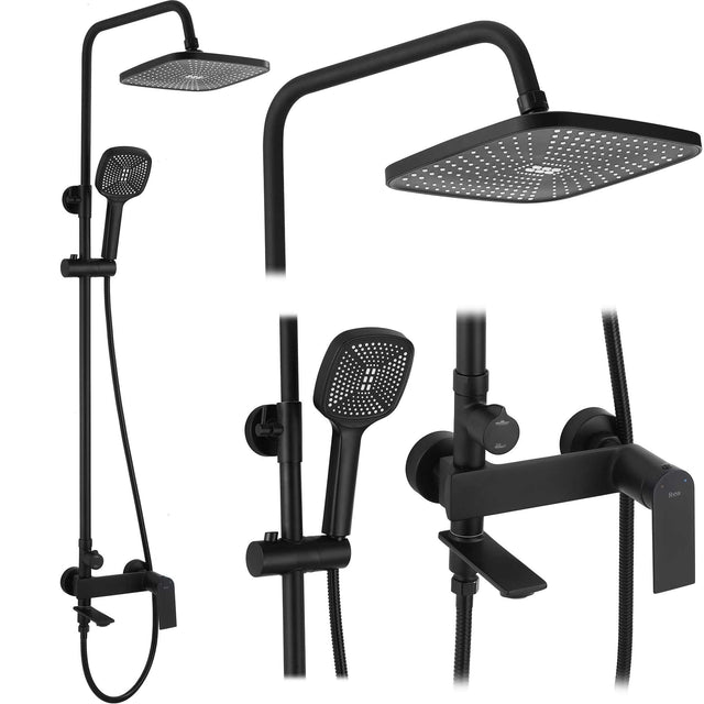 Set de dus Rea Storm 2, negru mat