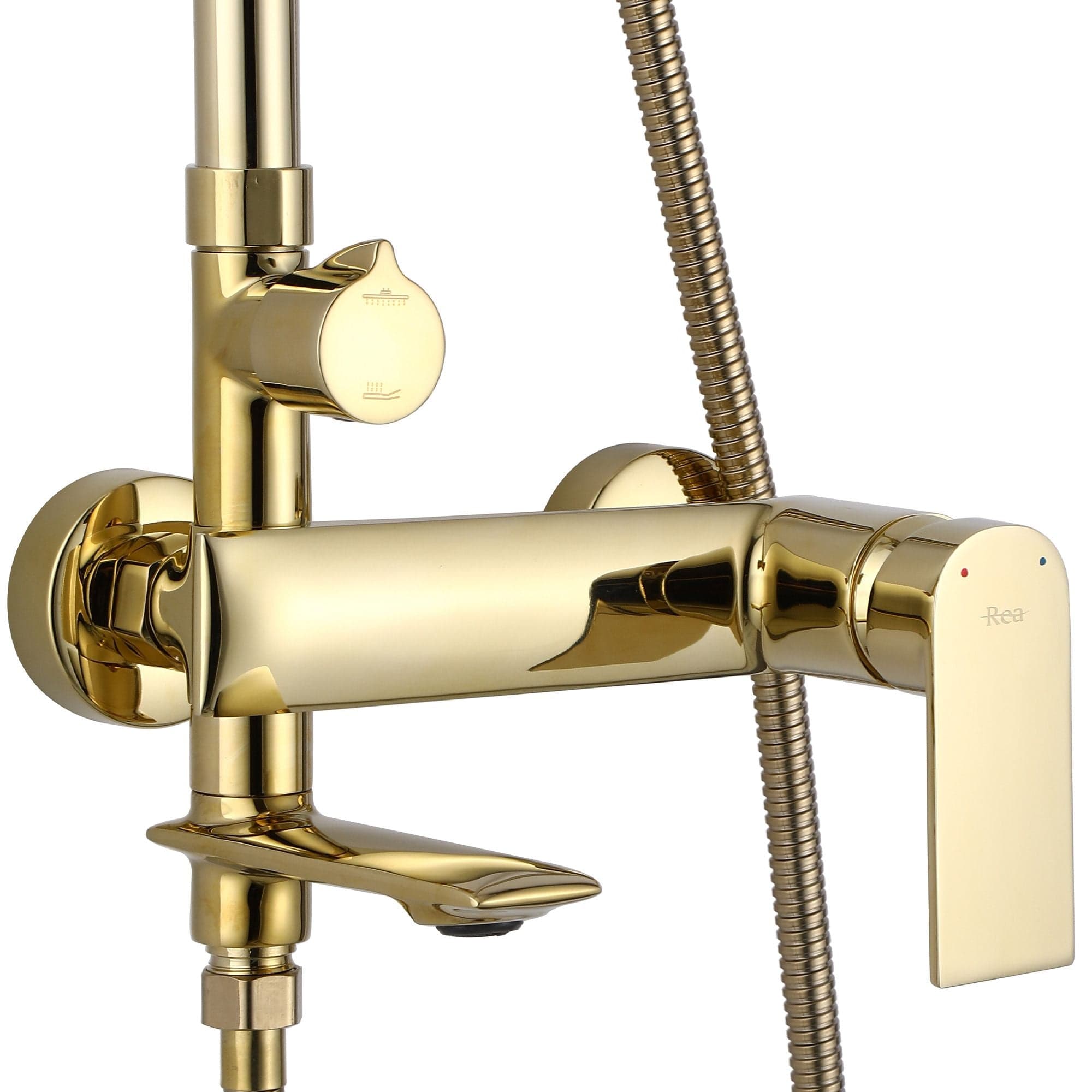 Set de dus Rea Veneta, auriu lucios