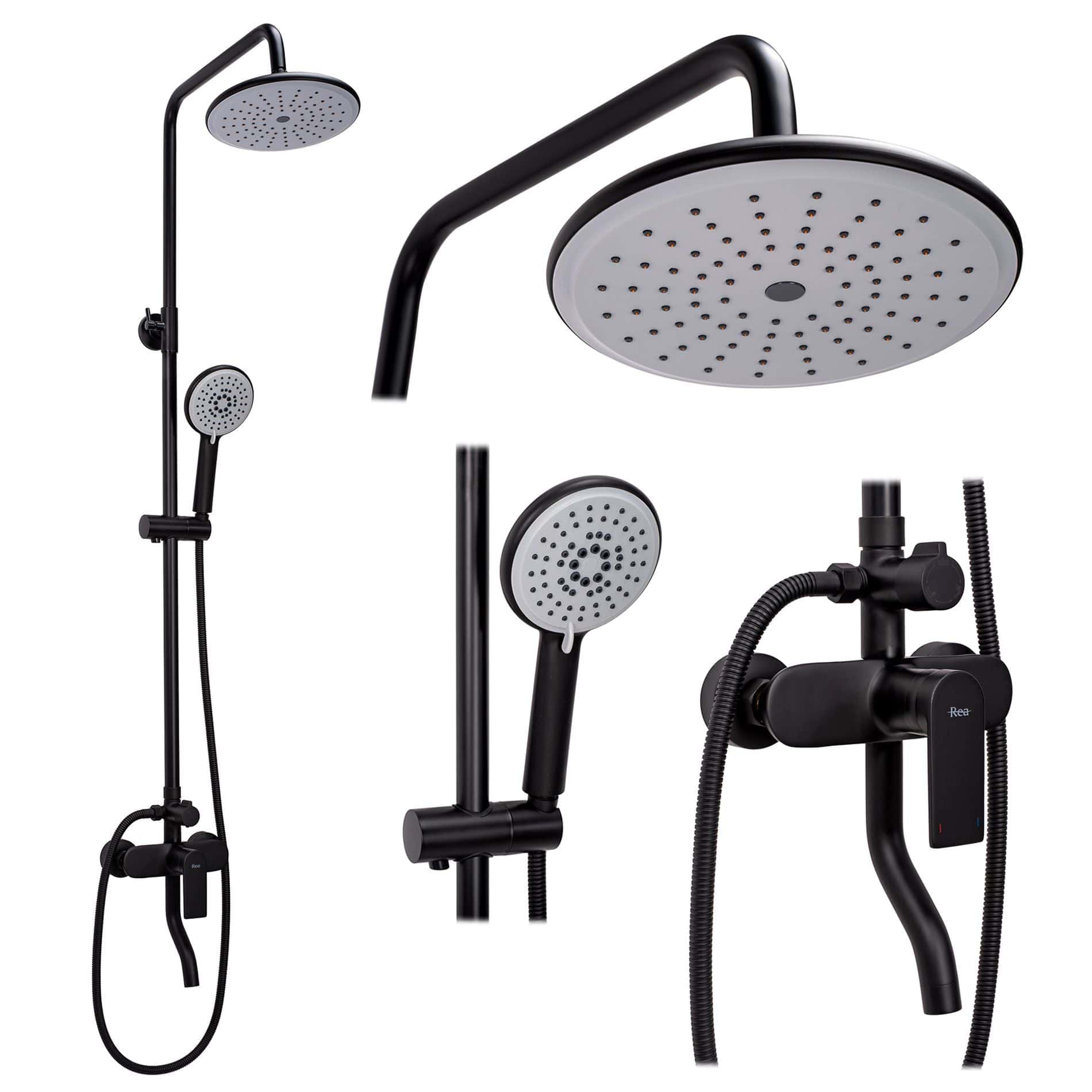 Set de dus Rea Verso, negru mat