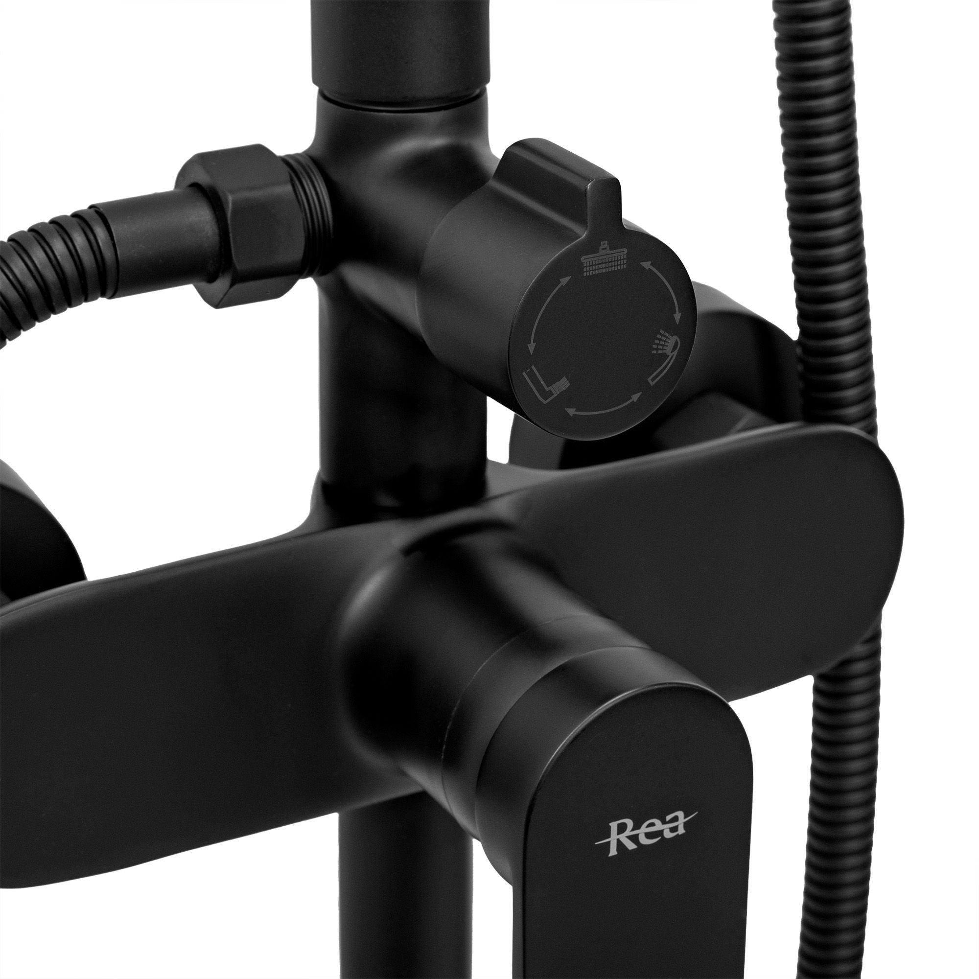 Set de dus Rea Verso, negru mat