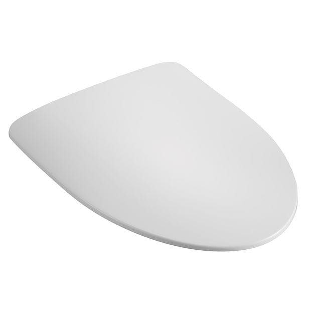 Set vas wc rimless suspendat, Foglia Alice,  asimetric, cu capac softclose, alb