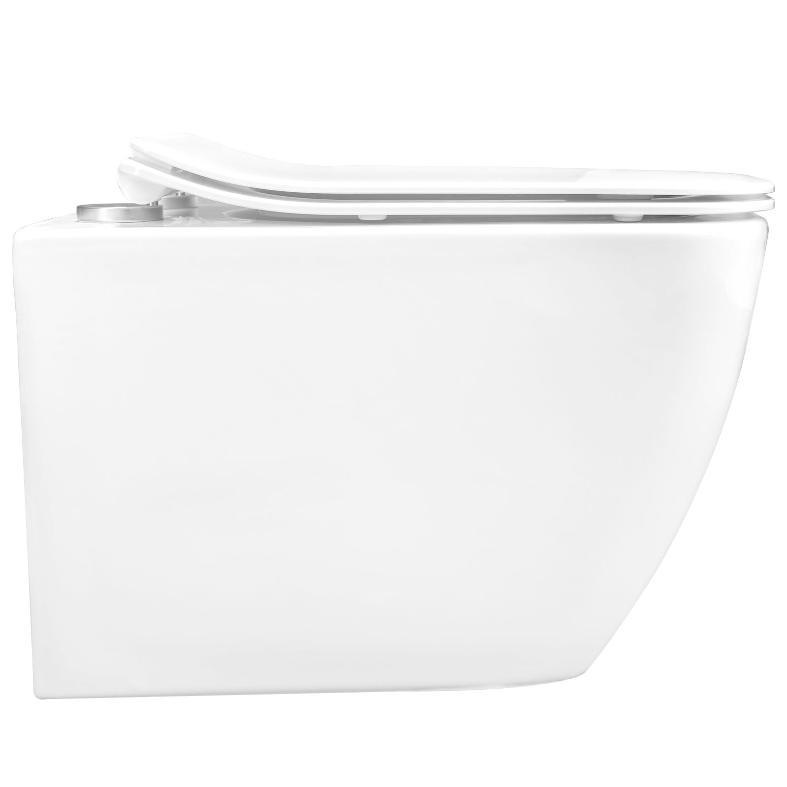Set vas WC suspendabil rimless Rea Martin şi capac soft close alb