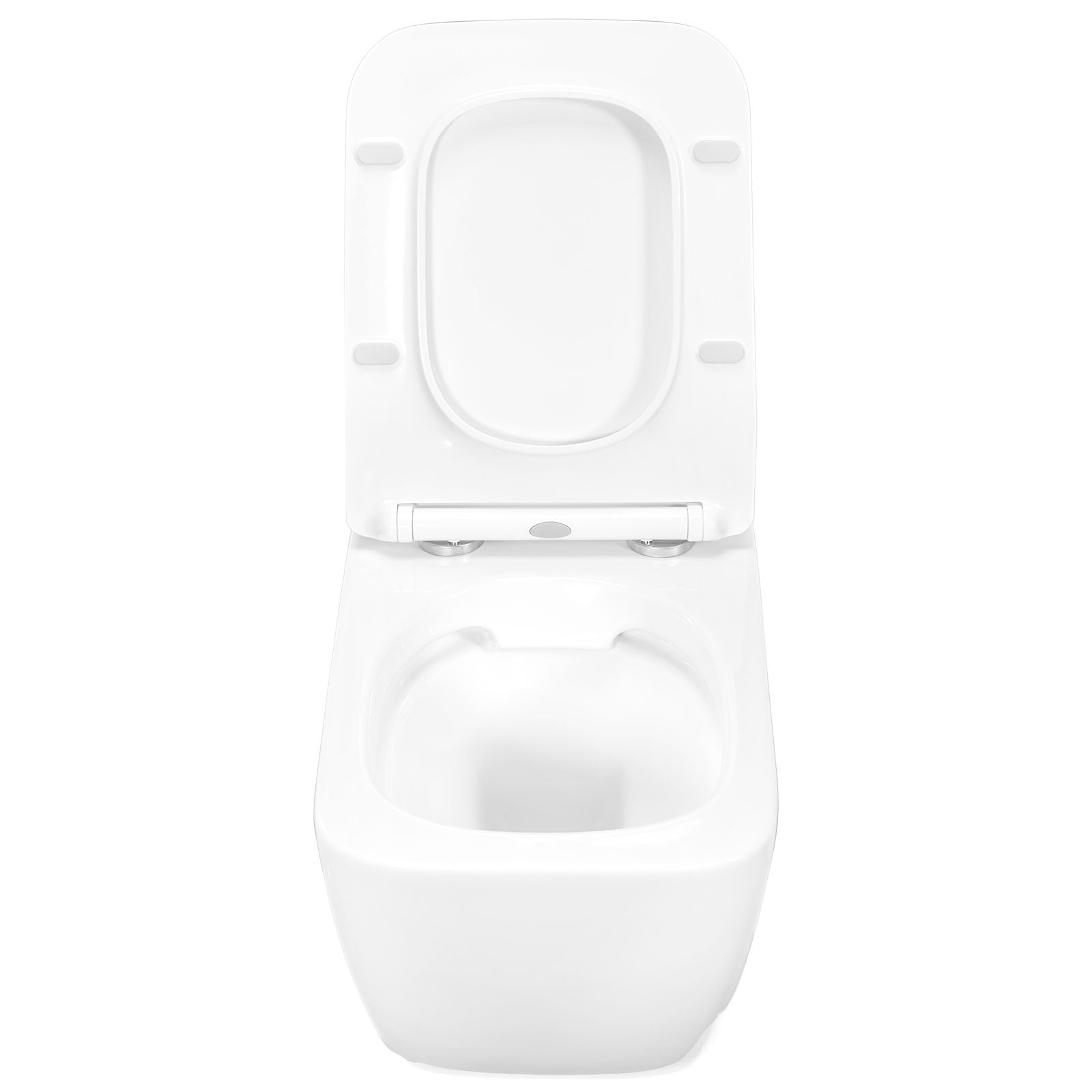 Set vas WC suspendabil rimless Rea Martin şi capac soft close alb