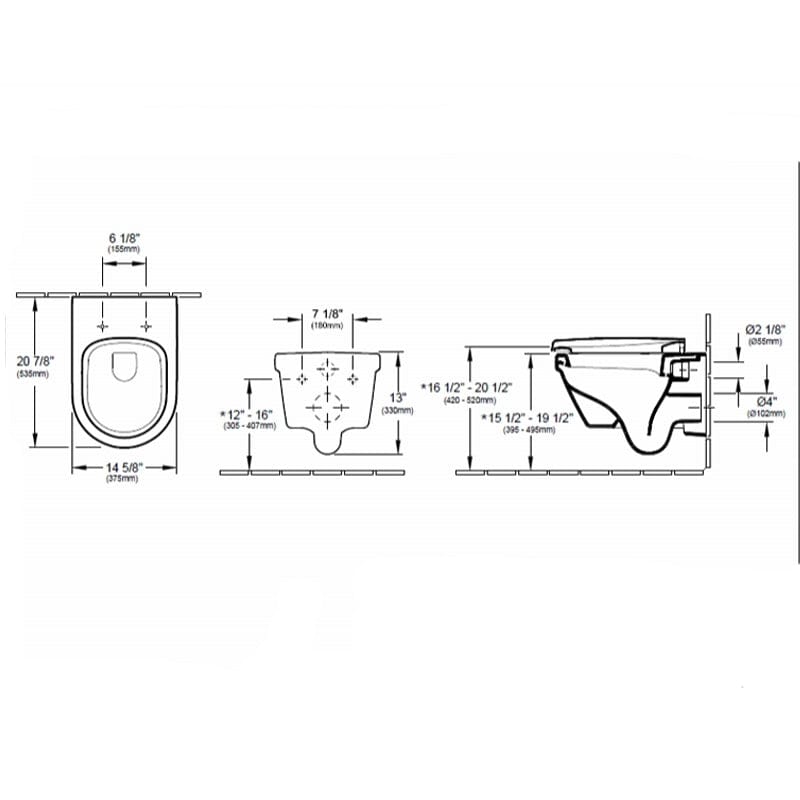 Set vas WC suspendat Arhitectura, Villeroy & Boch, cu capac soft close, direct flush, quick release, alb alpin rotund