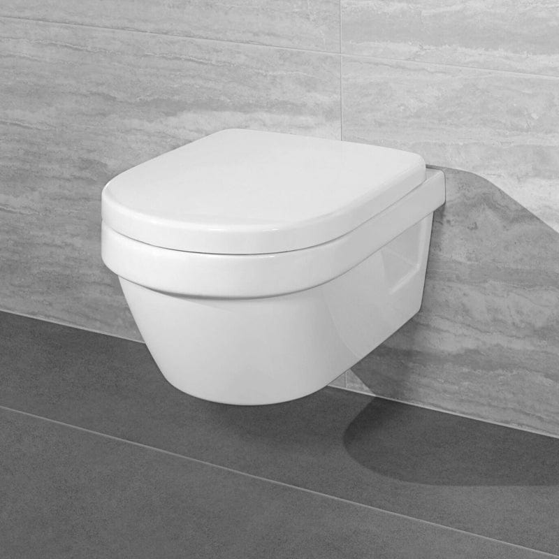 Set vas WC suspendat, cu capac soft close, quick release, alb
