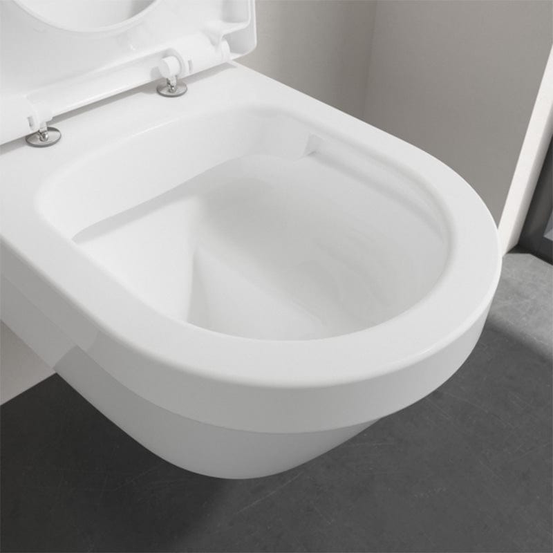 Set vas WC suspendat, cu capac soft close si quick release, alb