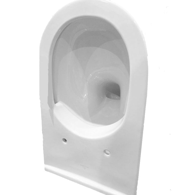 Set vas WC suspendat  O.Novo, Villeroy & Boch, direct flush, cu capac soft close si quick release, finisaj alb