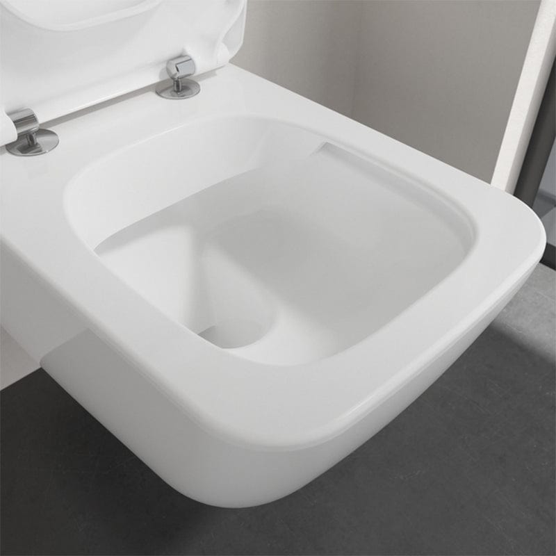 Set vas WC suspendat, Venticello, cu capac soft close, alb